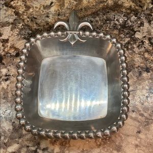 Pewter serving piece